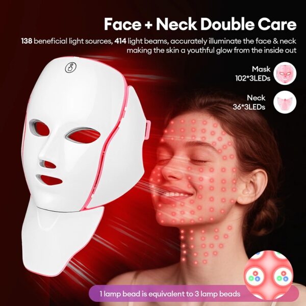 LED Red Light Therapy Face Mask